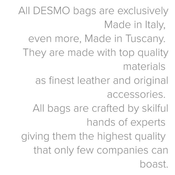 Desmo Italy Leather Handbag - Picture 8 of 8